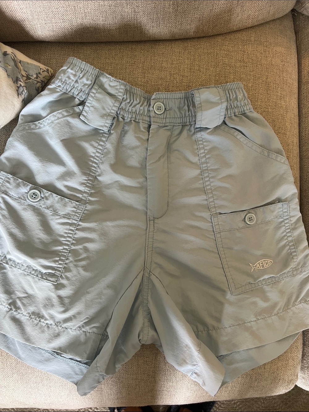 AFTCO Blue Boys Fishing Shorts